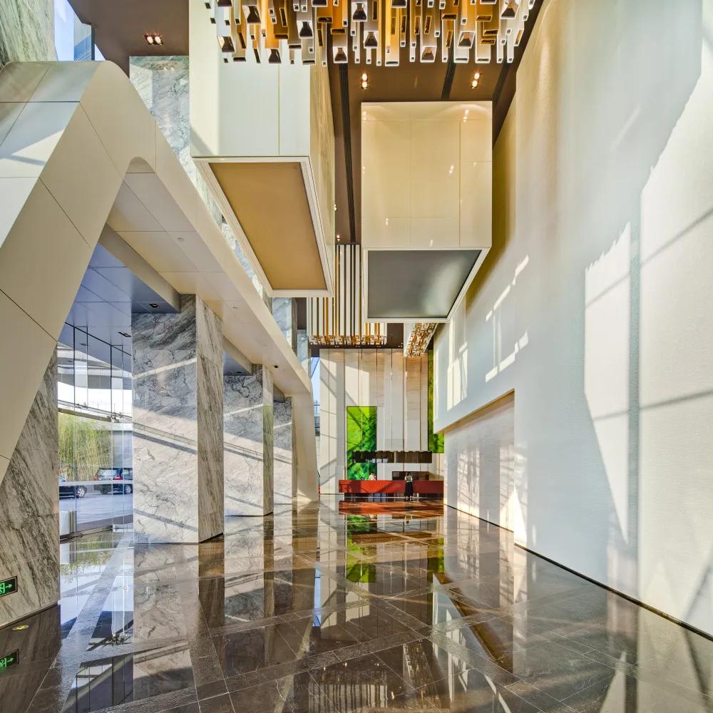 杭州木棉花酒店概念设计,深圳湾木棉花酒店前台