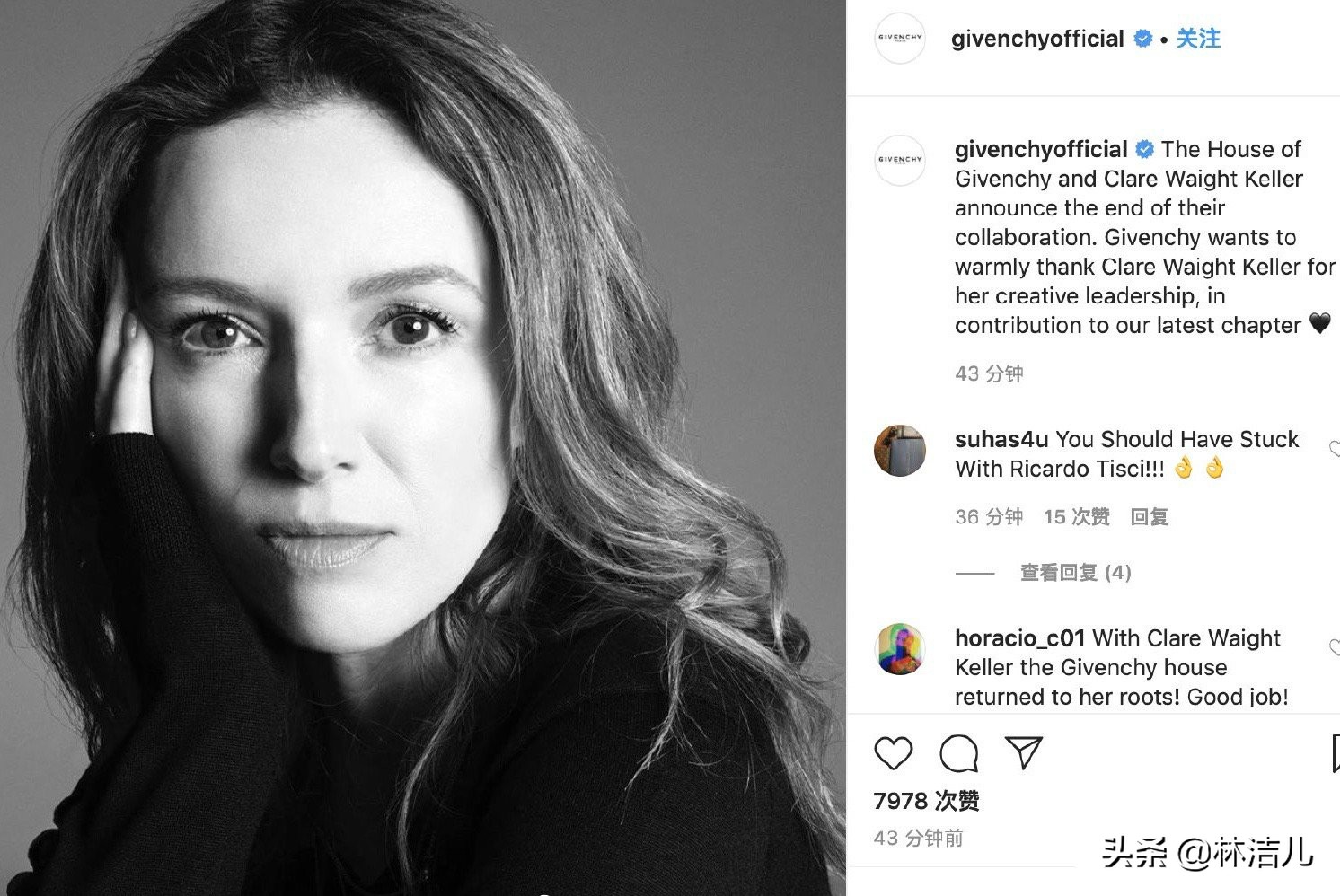 givenchy的前设计师clare,givenchy设计师