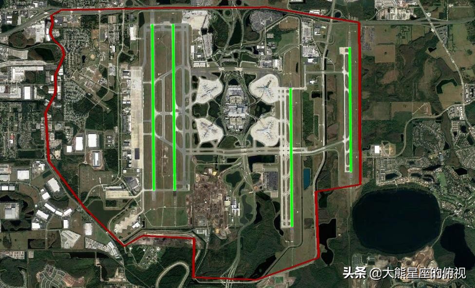 上帝视角看机场全球最繁忙,上帝视角看飞机航行