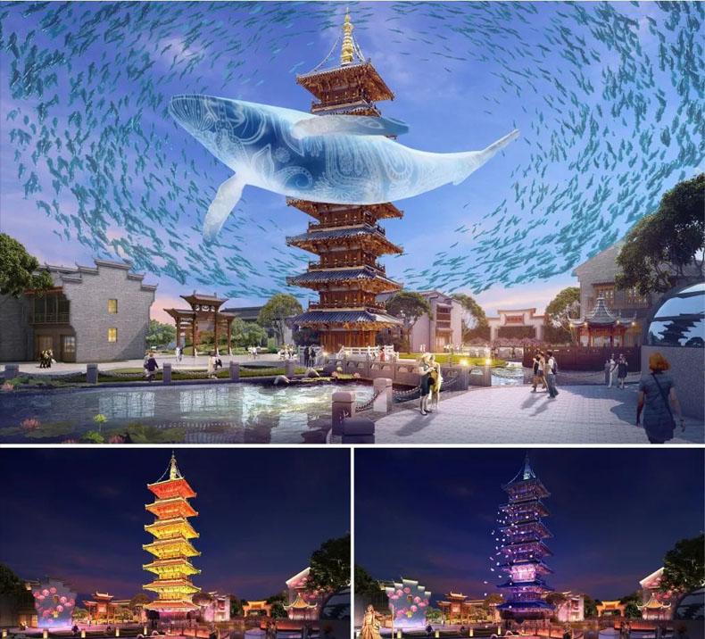 庐山西海柘林老镇美食文创园航拍,庐山西海柘林老镇美食文创园门票