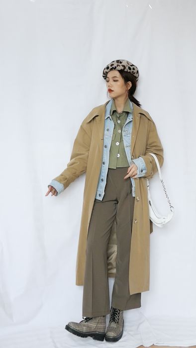 最节省空间又简便的叠风衣方法,薄款中长风衣怎么叠