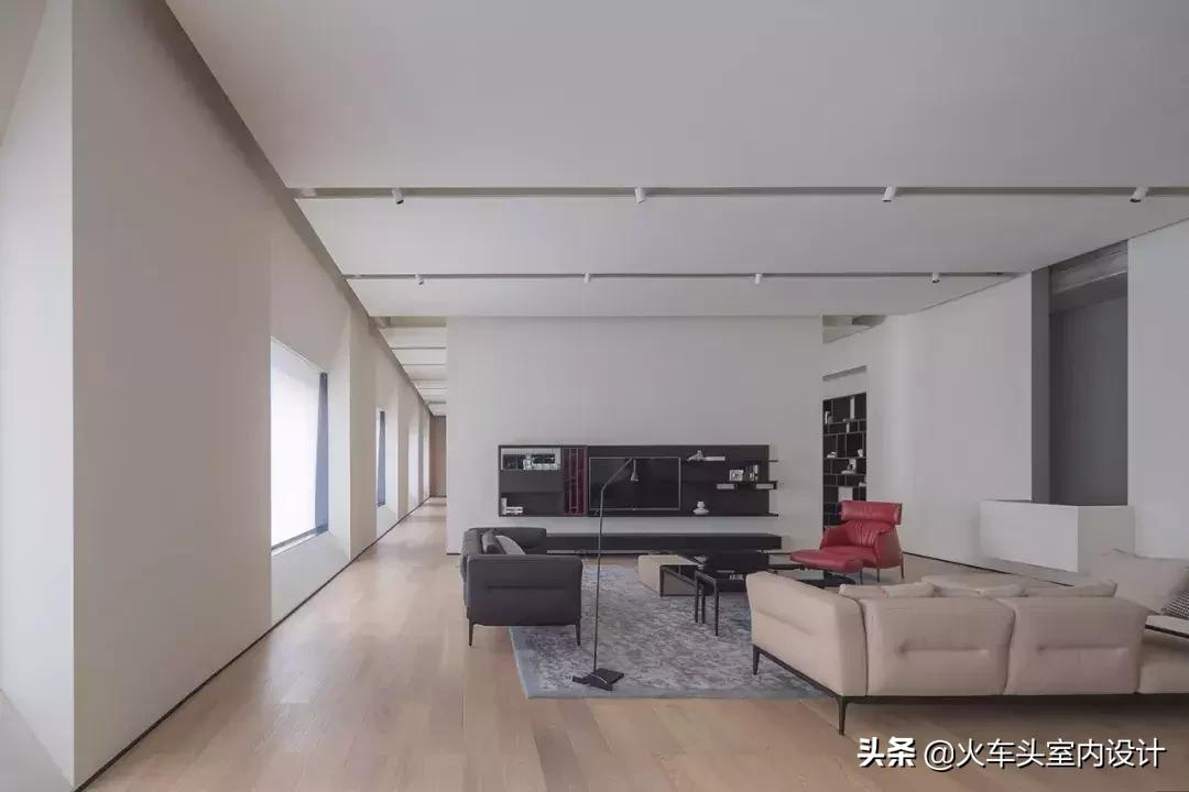 现代极简华意空间,极简主义120平室内设计