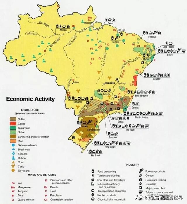 巴西的工业实力与中国差距有多大,巴西发展的优势和条件