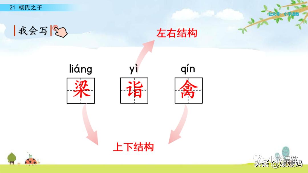 五年级下册第八单元杨氏之子批注,五年级下册杨氏之子的课堂笔记