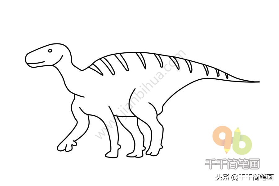 简笔画100个恐龙9-10岁,儿童简笔画恐龙大全简单又漂亮