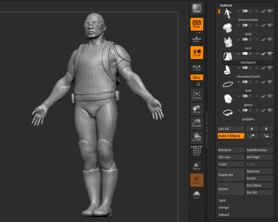 三维动画zbrush建模,3d建模zb雕刻