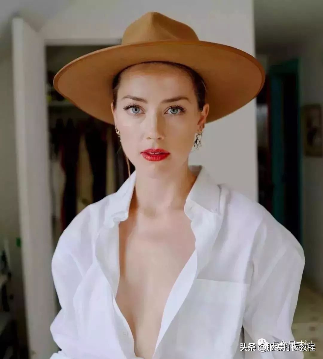 简易蝙蝠袖衬衫外搭裁剪图,女生宽松燕尾式衬衫裁剪教程