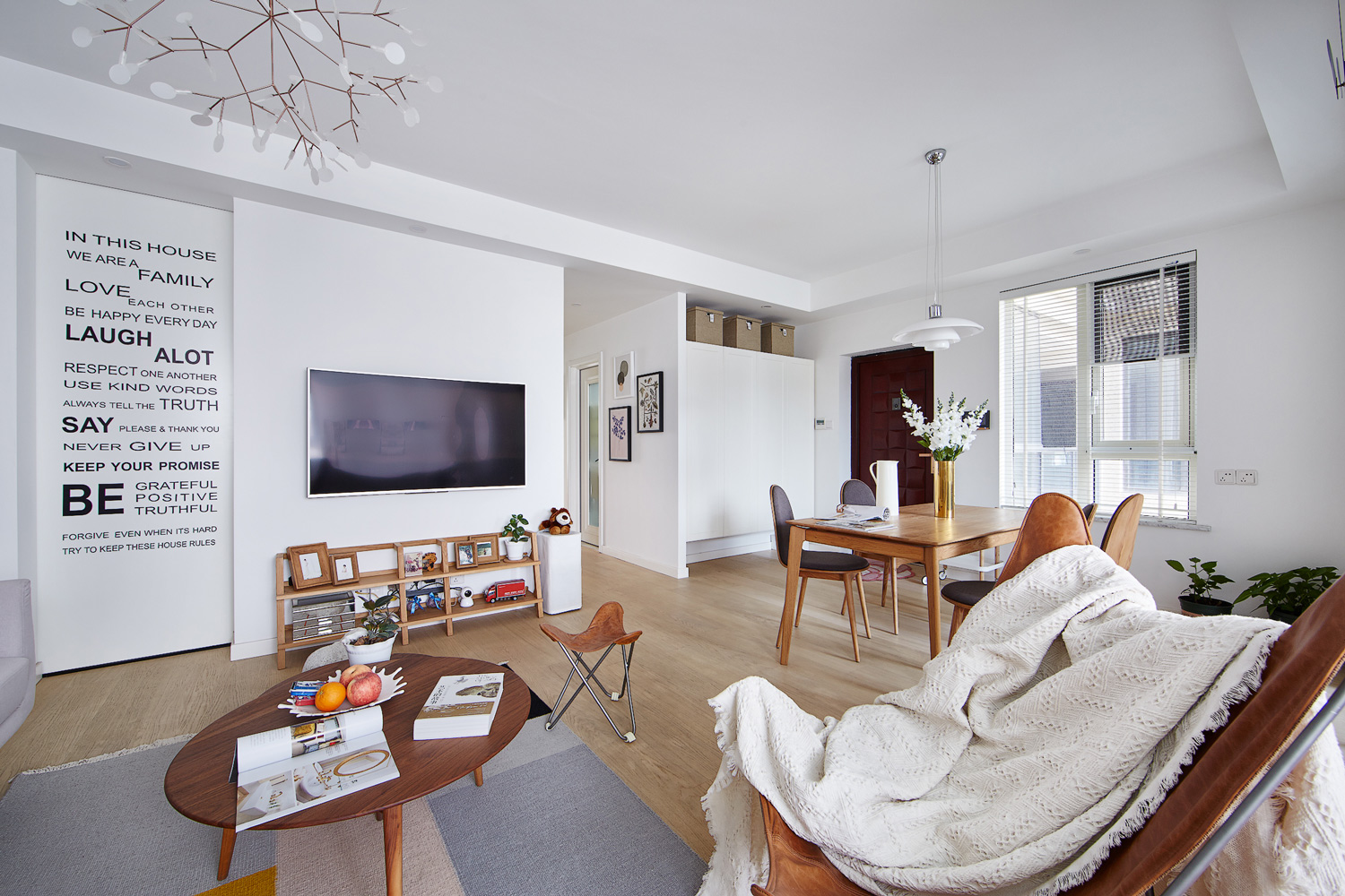 客厅一体隔墙,现在拆掉的客厅隔断怎么合理利用