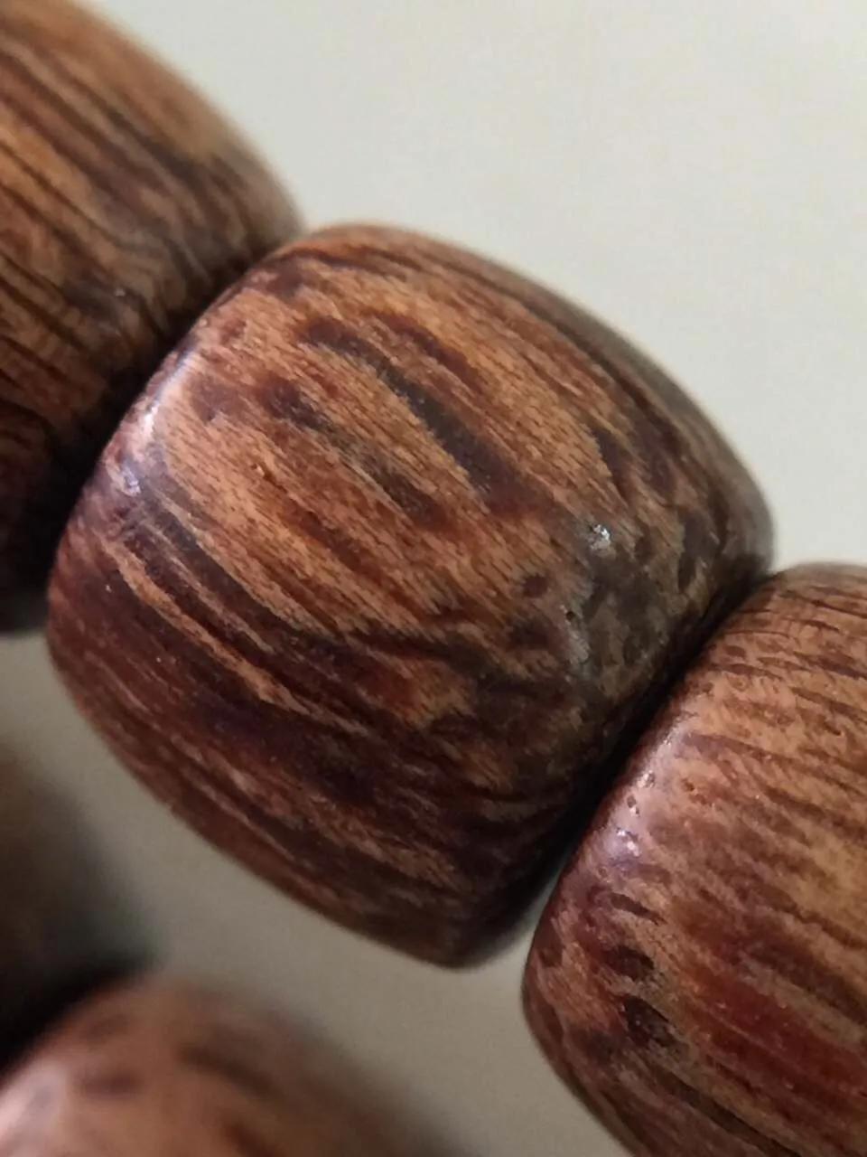 富森红土黄油桶形念珠