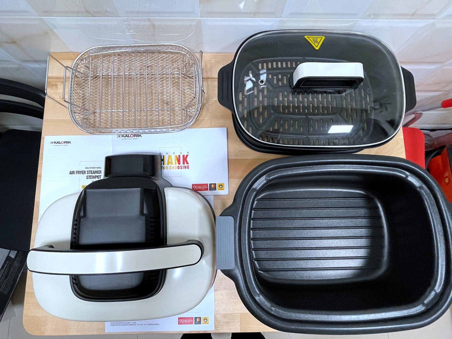 可蒸两用空气炸锅,空气炸锅煮锅二合一