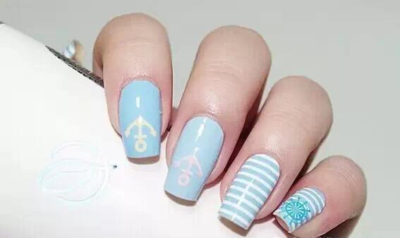 美甲小技巧贴甲片,简单美甲用贴纸