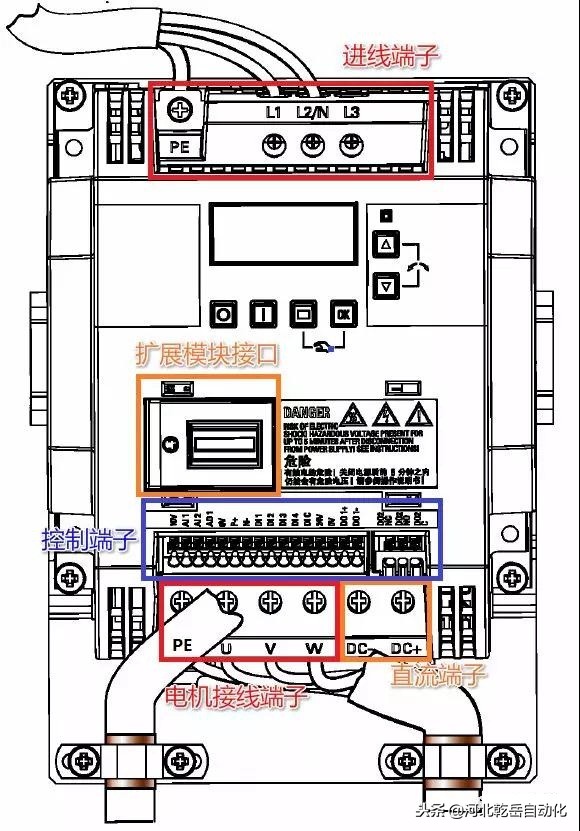 西门子变频器v20接线端子图,西门子v200变频器外部端子接线