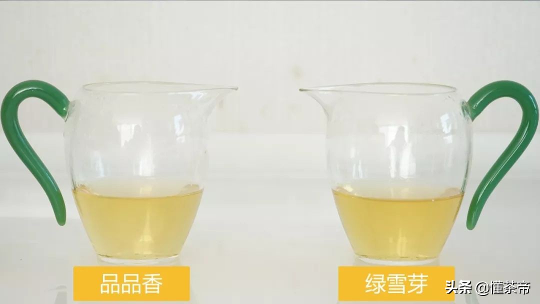 品品香和绿雪芽的老白茶哪个好,白茶测评