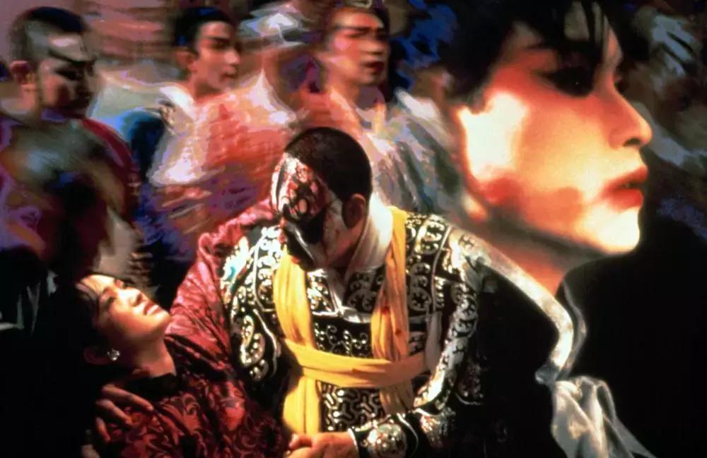 张国荣霸王别姬张丰毅唱戏片段,张国荣霸王别姬张丰毅王牌对王牌