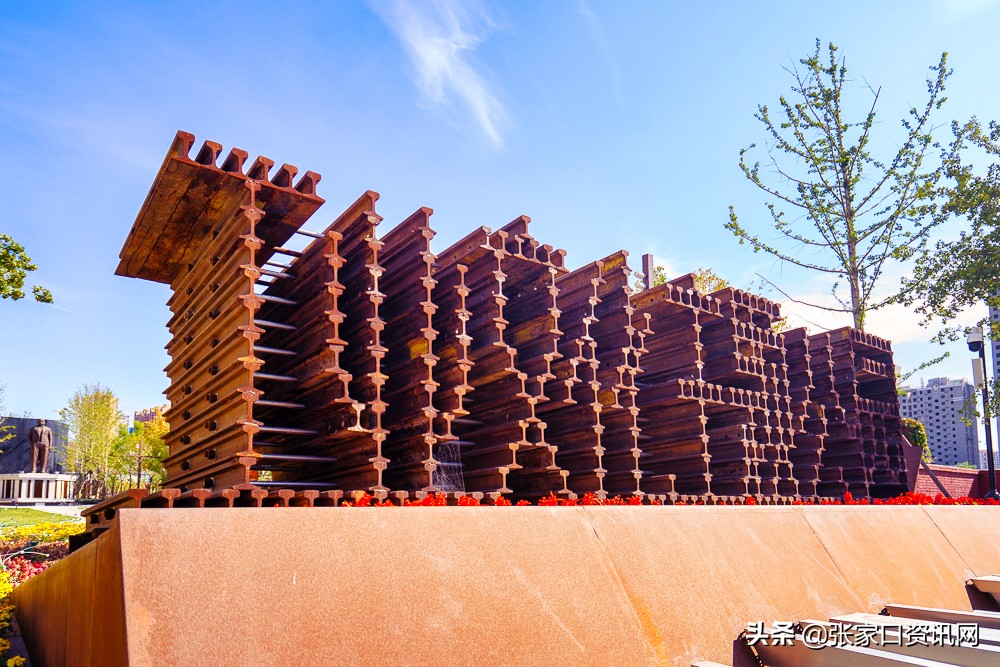 张家口新开的主题公园,张家口大好河山景观区夜景