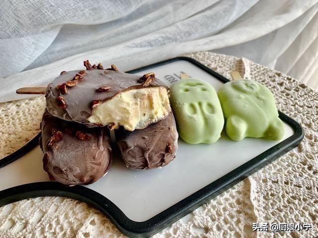 淡奶油梦龙冰淇淋做法,不用淡奶油做出没有冰碴的雪糕