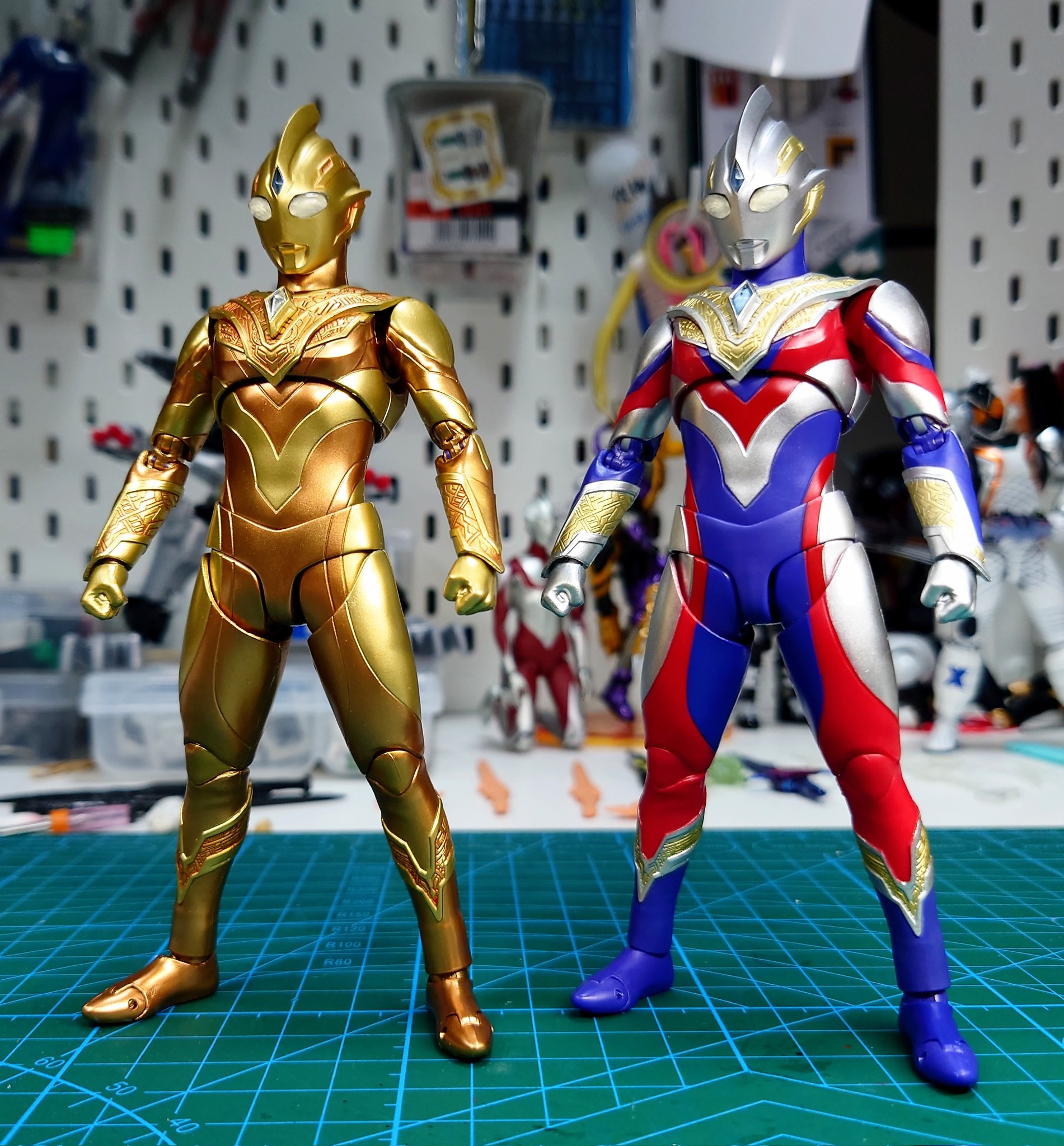 自改奥特曼手办可动工具,手工制作新奥特曼手办