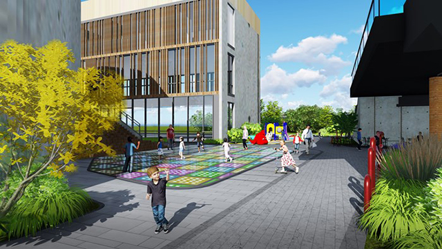 以北美商业为建筑范本，枫情商业广场主题商业街设计别具一格