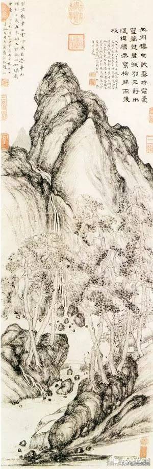 明代山水名画,明代山水书法作品欣赏