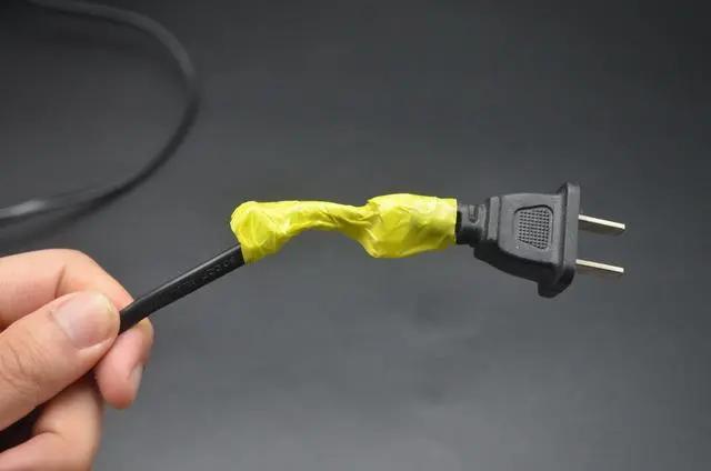 电线插头根部破损怎样修复,插头根部的电线不易折断妙招