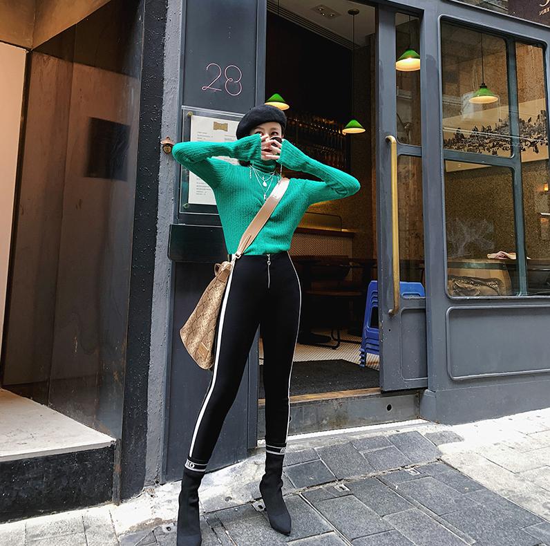 四十岁女人穿衣搭配直筒裤,40岁女性冬季休闲裤搭配