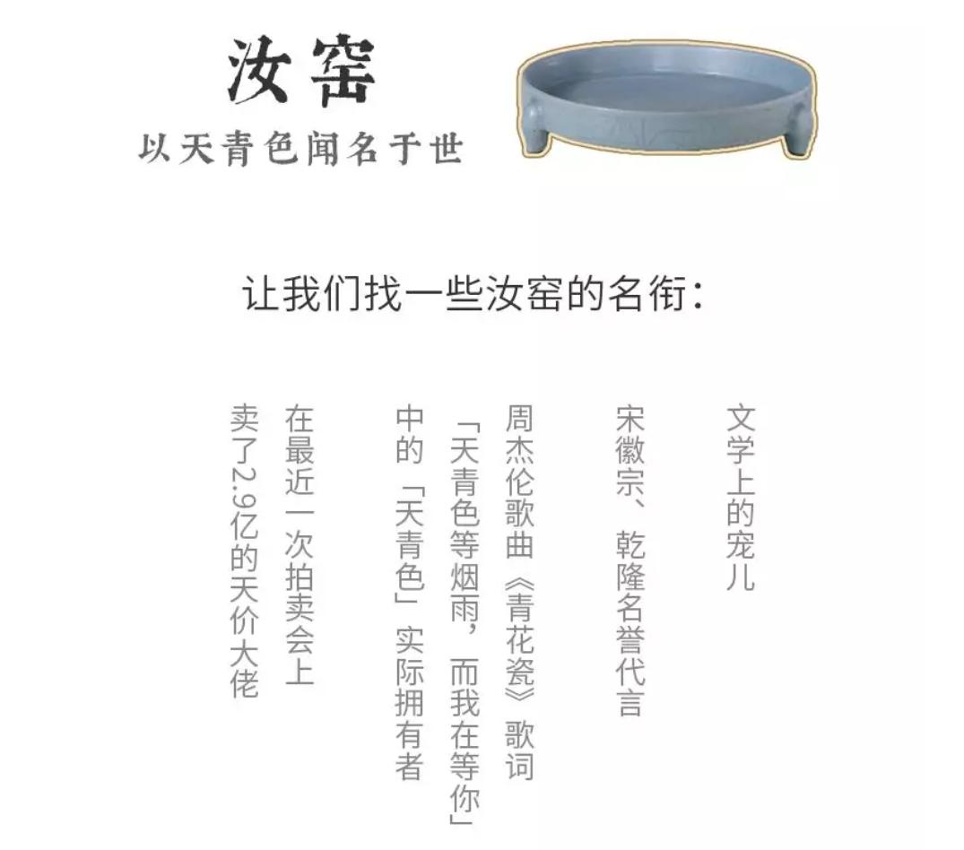 一次读懂五大名窑,3分钟了解五大名窑