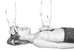 心肺复苏胸外按压的正确部位,电工考试心肺复苏的正确步骤