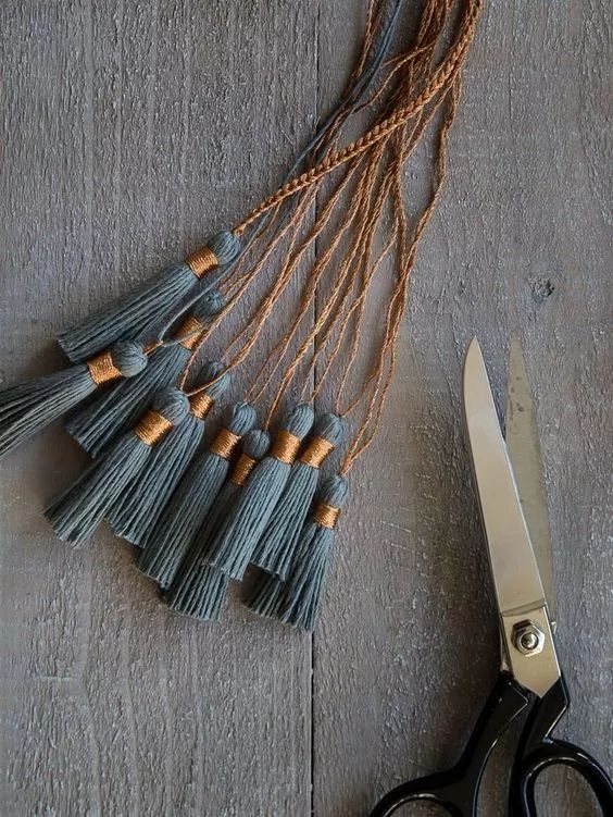 如何让流苏变得有垂感不炸毛,流苏饰品教程全部过程