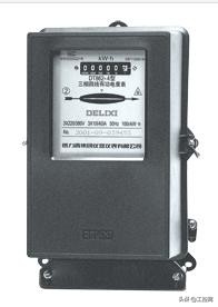 带电流互感器的电度表怎样看读数,dsz1296型电度表怎么读数
