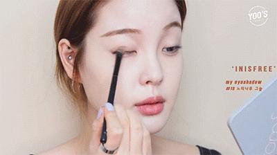 单眼皮狐狸眼妆画法日常,单眼皮大眼妆的画法步骤