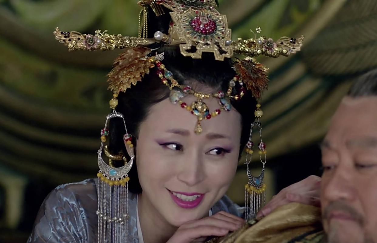 琅琊榜越贵妃加害霓凰郡主,琅琊榜越贵妃被静妃教训