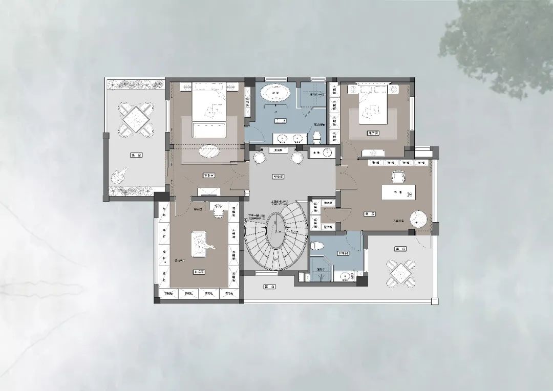 华润中央公园别墅设计,华润中央公园别墅342平米户型