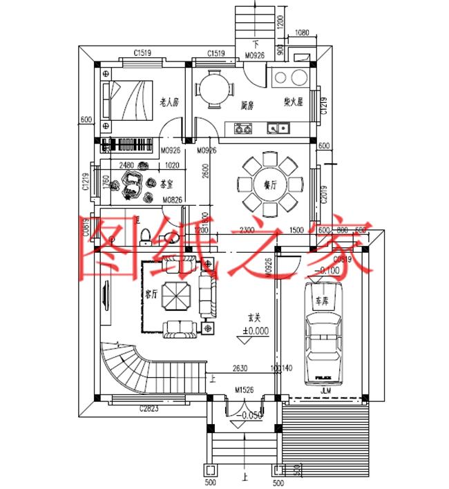 农村简约别墅宅基地,现代简约长方形二层别墅