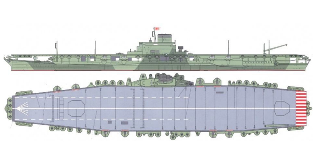 二战日本信浓号航母,二战日本最坚固航母排水量