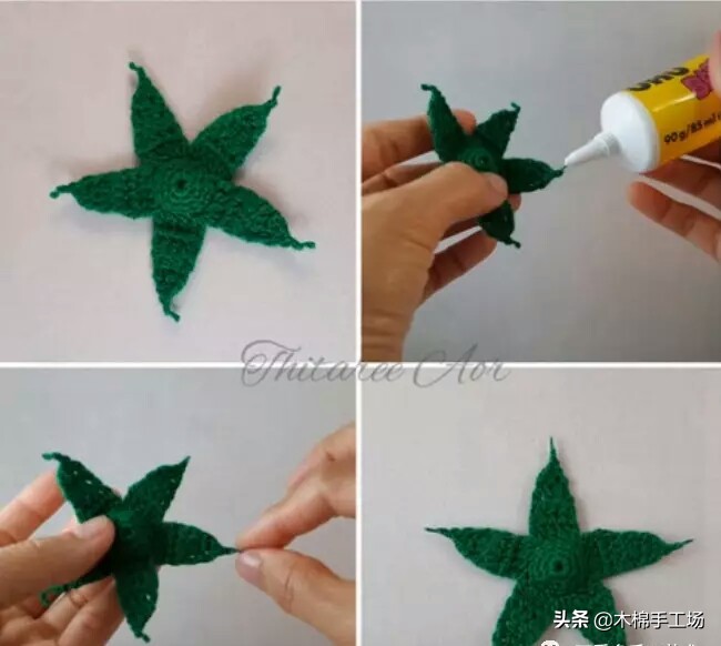 七种玫瑰花的钩编步骤,浪漫永不凋零的玫瑰花折纸