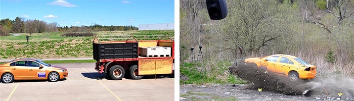 相比*萨特帕**的碰撞差评，全好评的沃尔沃到底有多耐撞，有人试过了