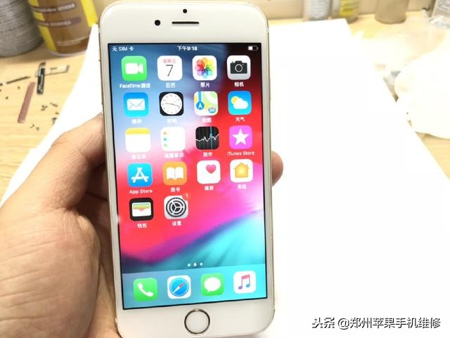 苹果6s更换屏幕总成后home键失效,苹果6s换外屏幕玻璃教程图解