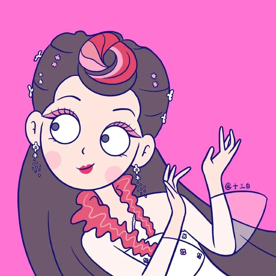 古典漫画头像小可爱,经典头像小可爱