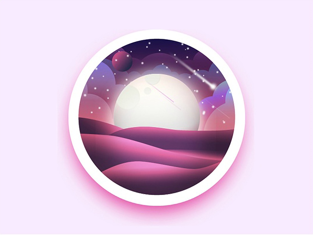 ai绘制梦幻星球,ai教程制作几何图