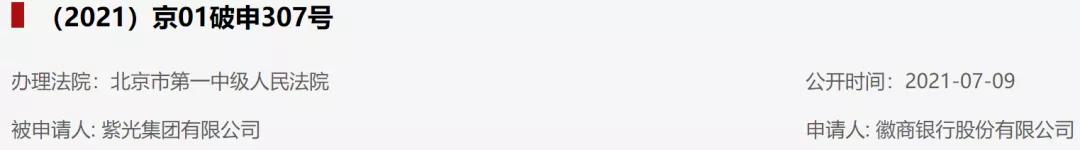 紫光集团破产讲解,紫光集团被申请破产重整