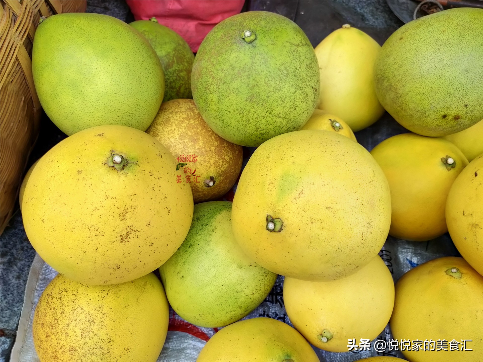 怎样挑柚子最甜,怎样挑柚子好方法图片