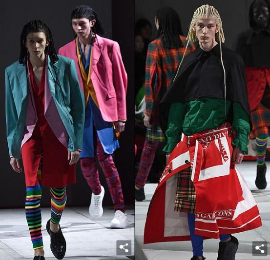 日本古怪造型男模走秀视频,日本时尚男模走秀