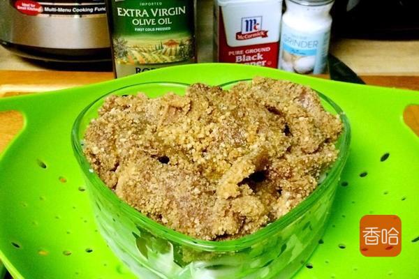 猪肉蒸着吃的做法儿童,猪肉蒸一下之后怎么做好吃