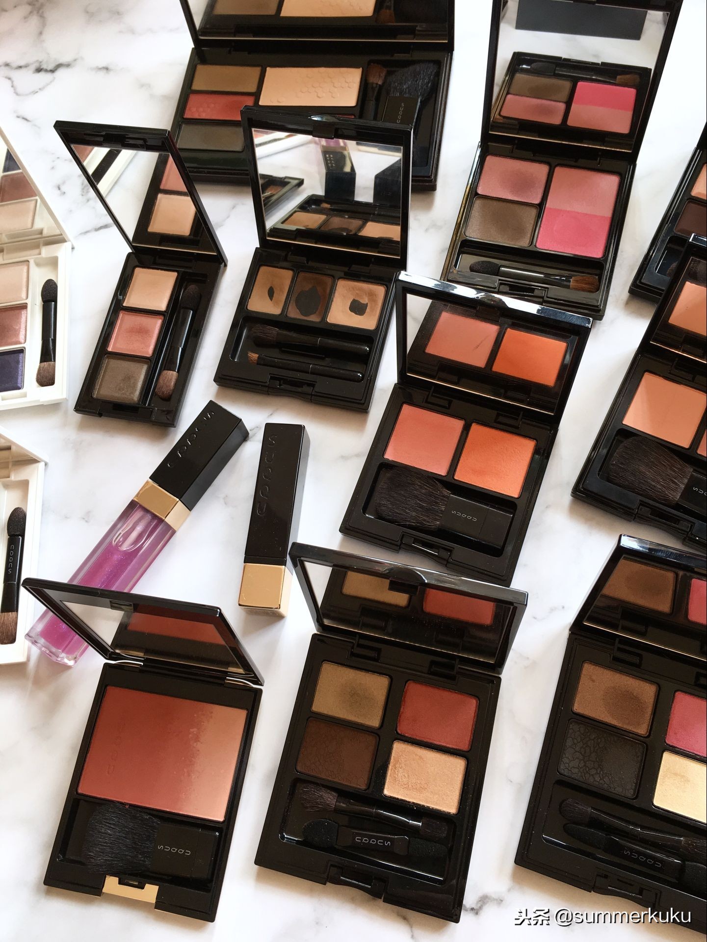 此生爬不出来的SUQQU的大坑SUQQU彩妆试色分享眼影唇膏腮红