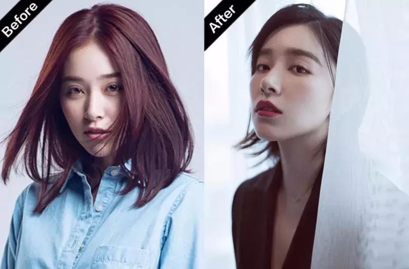 内扣怎么卷短发,一边内扣一边外翘短发