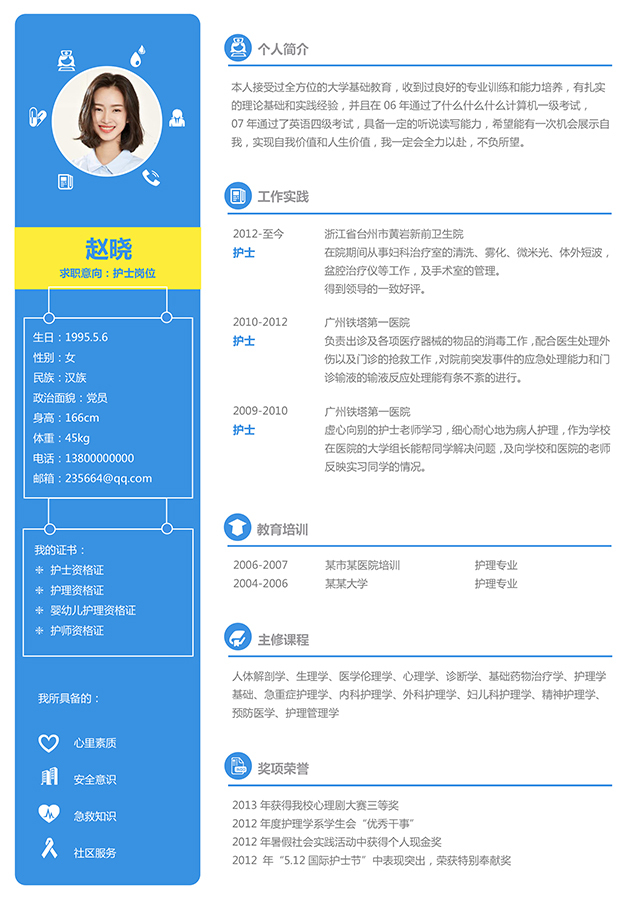 这是一份很牛的简历模板,最新的简历模版