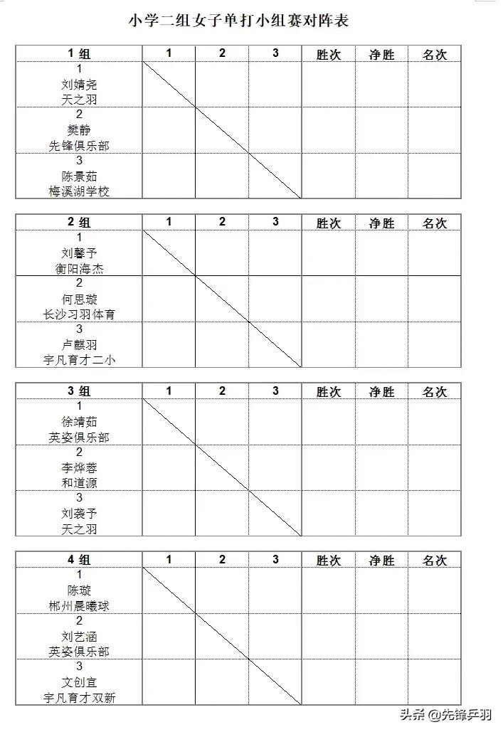 2019红双喜打球吧孩子长沙站竞赛规程