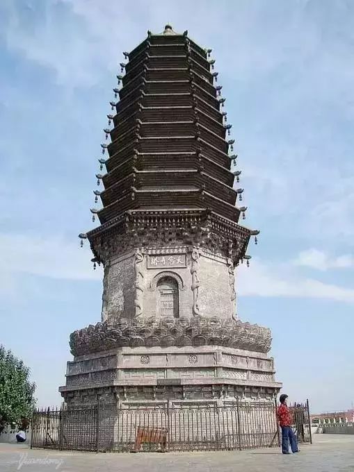 河北十大古塔排名辽代双塔,河北古塔全景图片