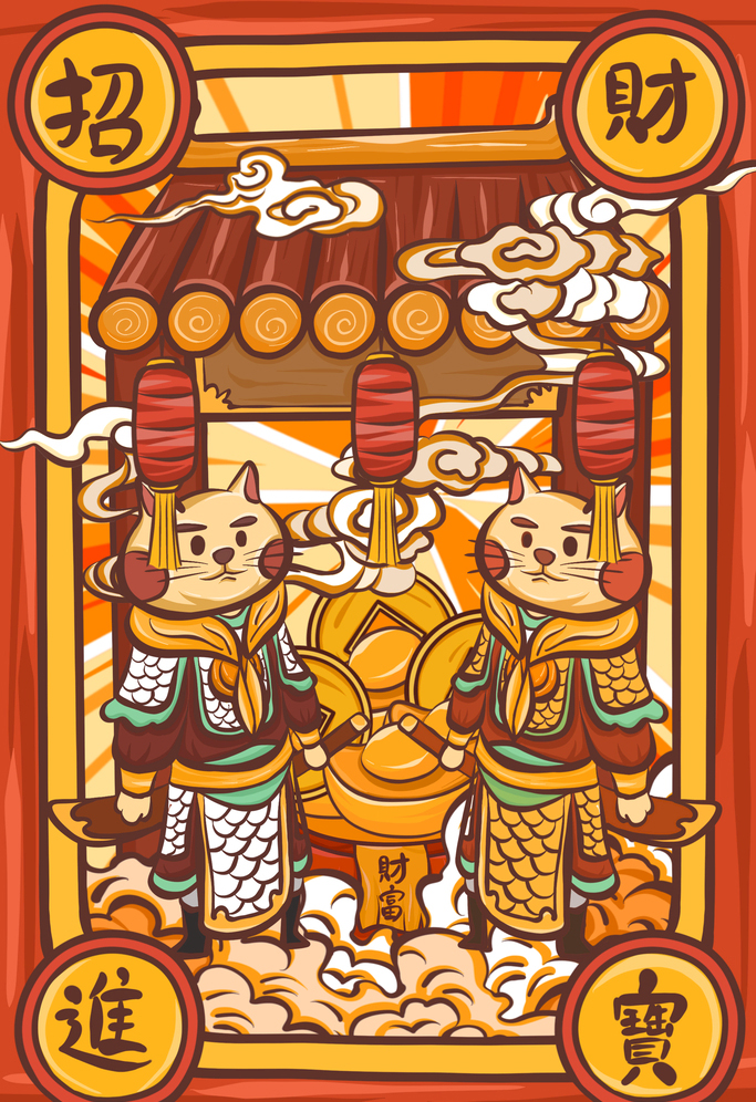 手绘国潮壁纸1920*1080,国潮壁纸图片保存