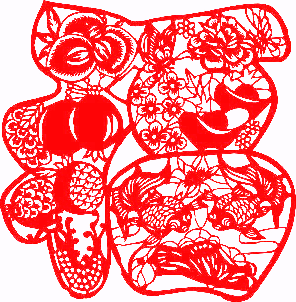 民俗窗花介绍,民俗传统剪纸